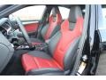 Black/Magma Red 2013 Audi S4 3.0T quattro Sedan Interior Color
