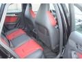 Black/Magma Red Rear Seat Photo for 2013 Audi S4 #69050652