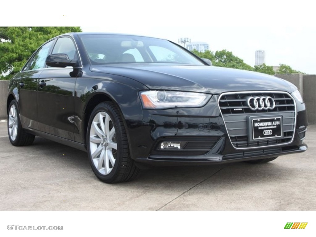 2013 A4 2.0T quattro Sedan - Brilliant Black / Velvet Beige/Moor Brown photo #1