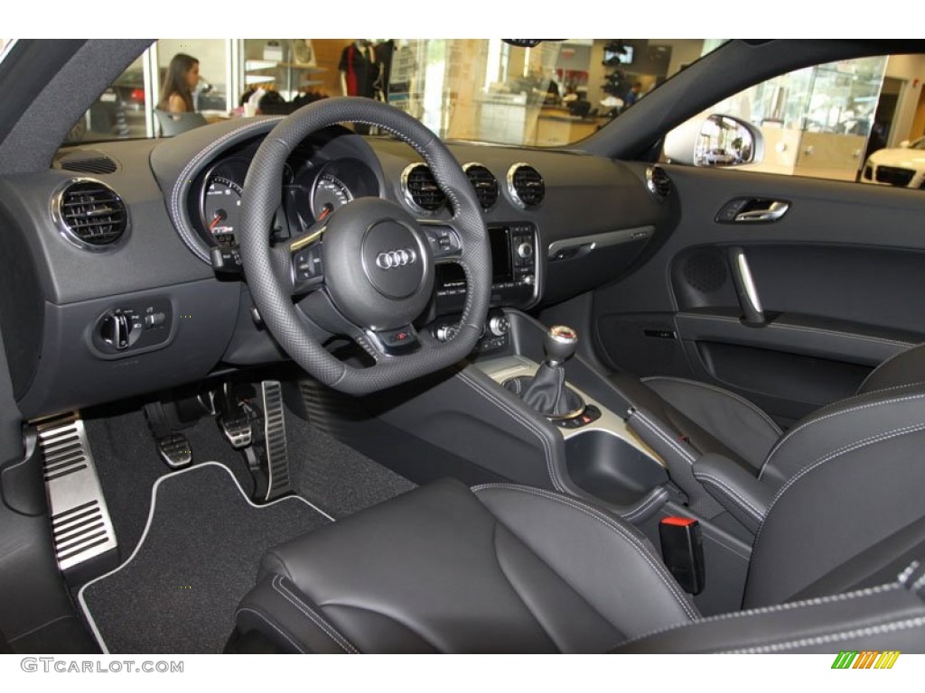 Black Interior 2013 Audi TT RS quattro Coupe Photo #69051257