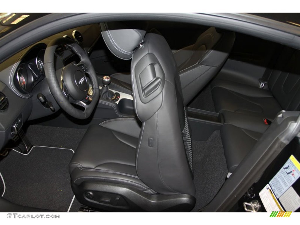 Black Interior 2013 Audi TT RS quattro Coupe Photo #69051302