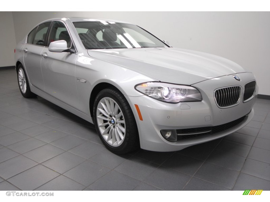 Titanium Silver Metallic 2011 BMW 5 Series 535i Sedan Exterior Photo #69051737