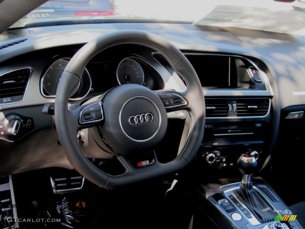 2013 Audi S5 3.0 TFSI quattro Coupe Black Dashboard Photo #69051758
