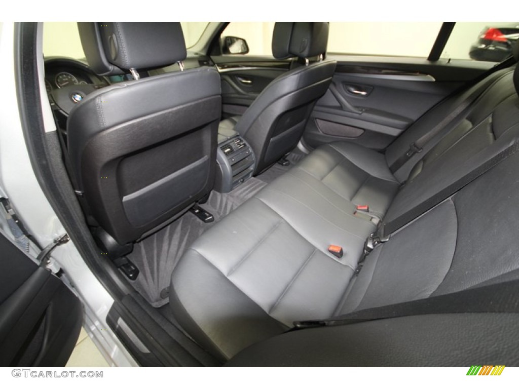 2011 BMW 5 Series 535i Sedan Rear Seat Photo #69052010