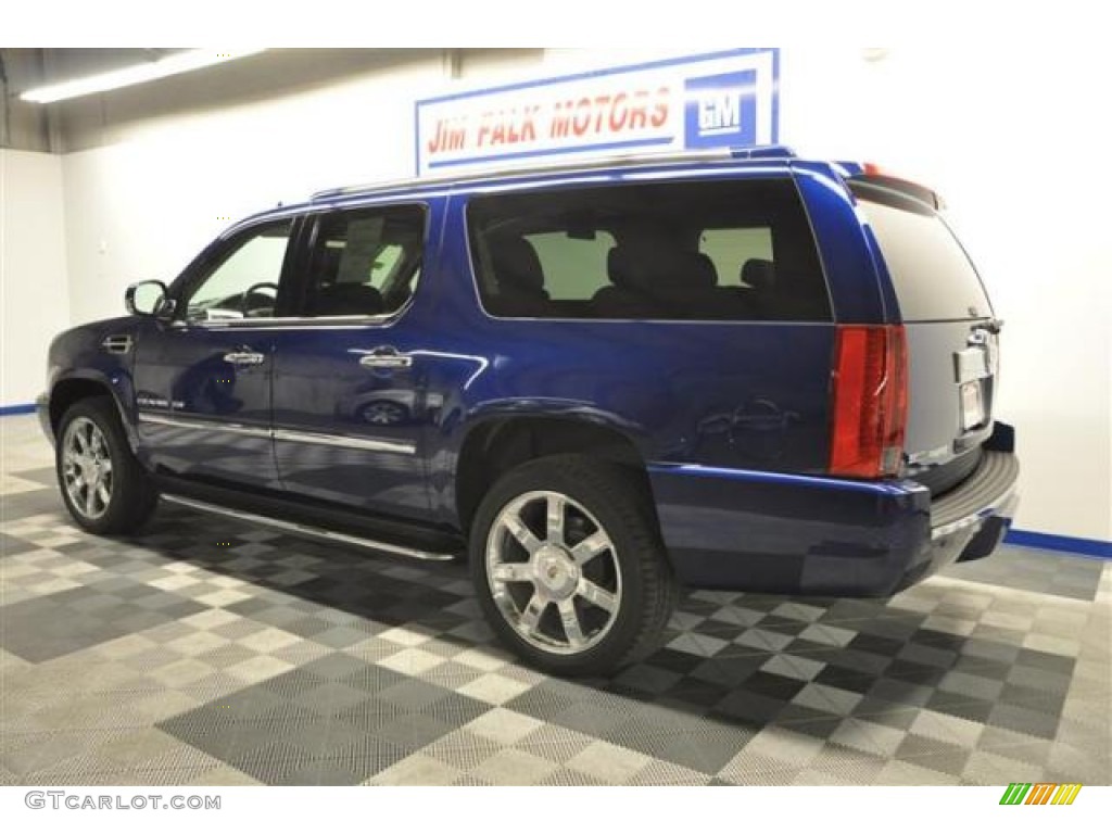 2012 Escalade ESV Luxury AWD - Xenon Blue Metallic / Ebony/Ebony photo #5