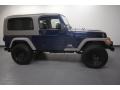 2005 Patriot Blue Pearl Jeep Wrangler Unlimited 4x4  photo #7