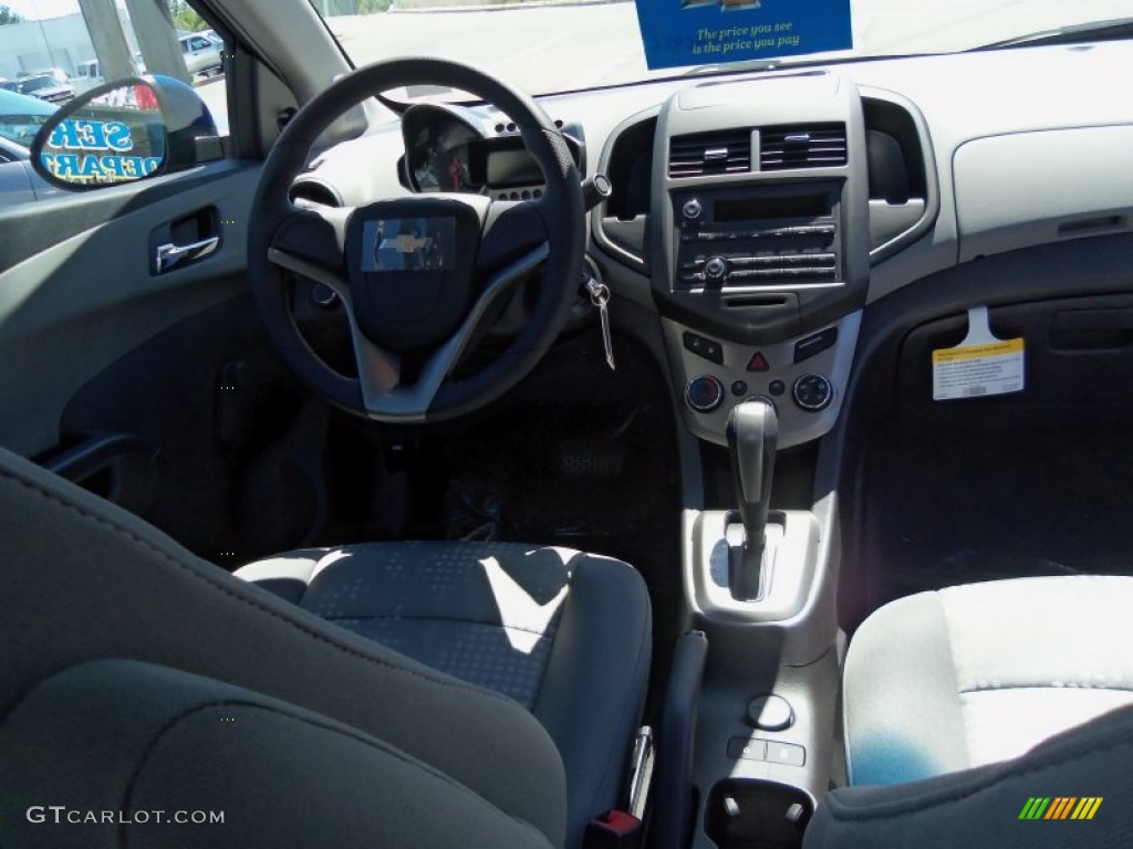 2012 Sonic LS Sedan - Blue Topaz Metallic / Jet Black/Dark Titanium photo #16