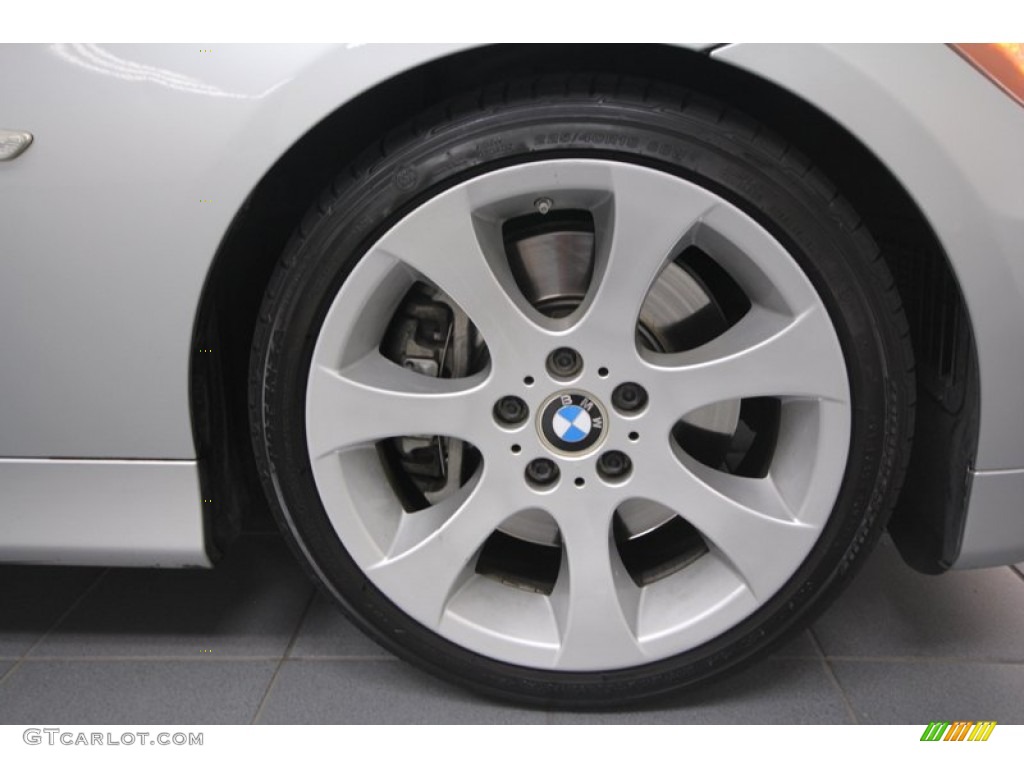 2008 3 Series 335i Sedan - Titanium Silver Metallic / Gray photo #9