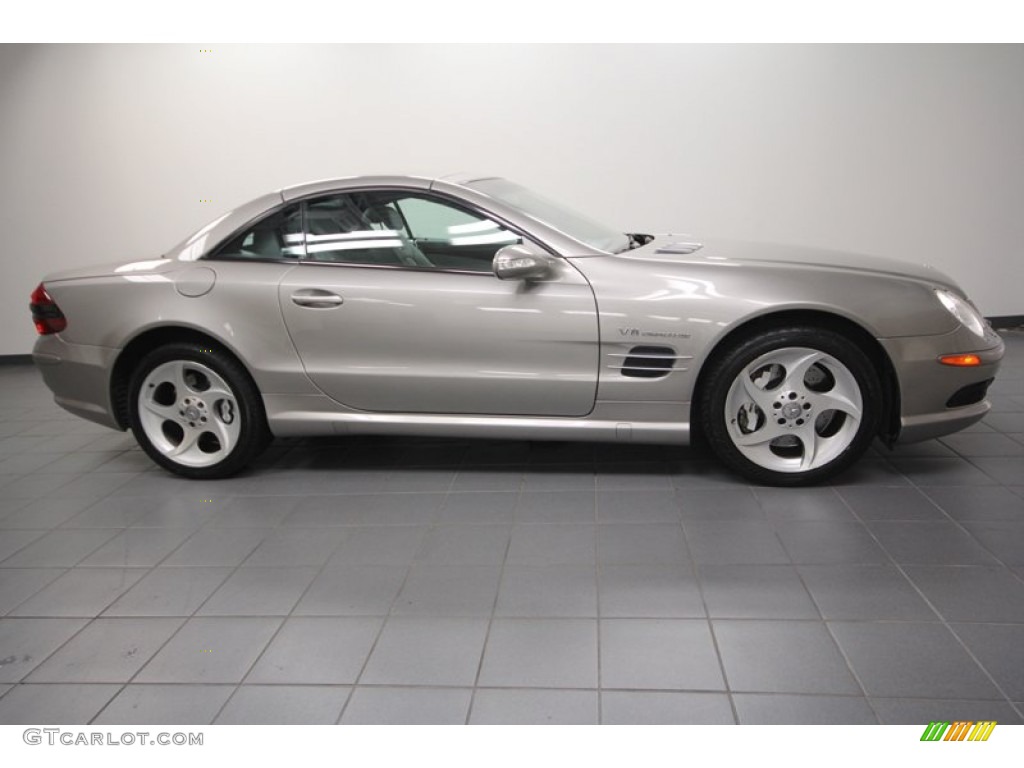 Pewter Silver Metallic 2003 Mercedes-Benz SL 55 AMG Roadster Exterior Photo #69056276