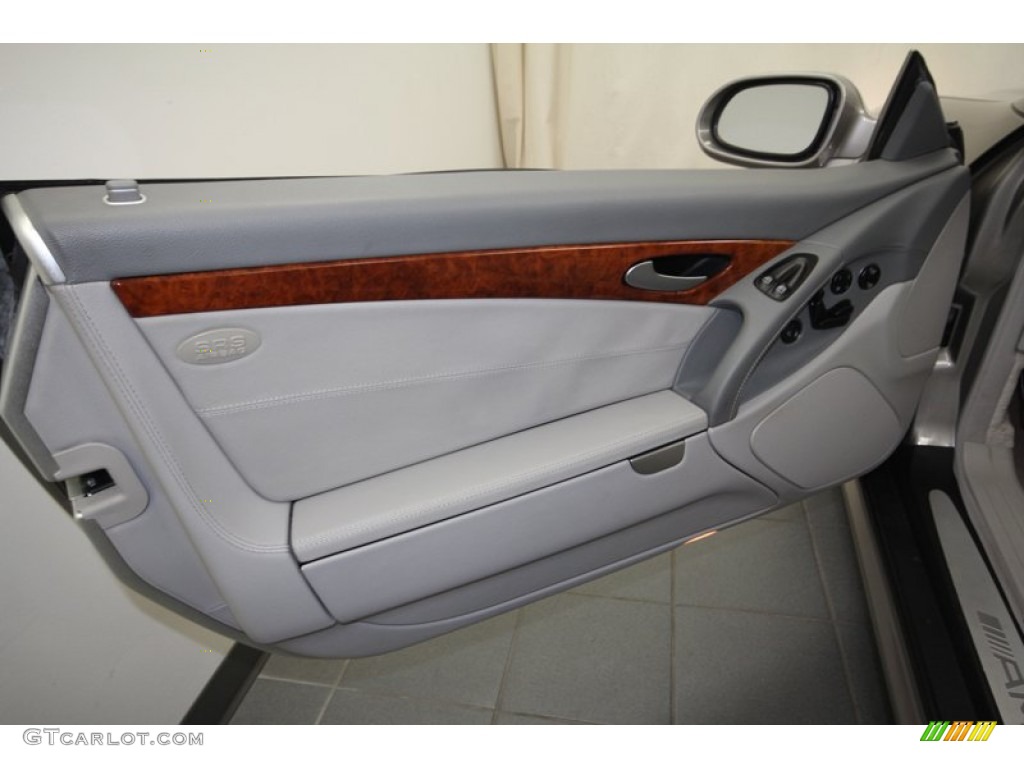2003 Mercedes-Benz SL 55 AMG Roadster Ash Door Panel Photo #69056324