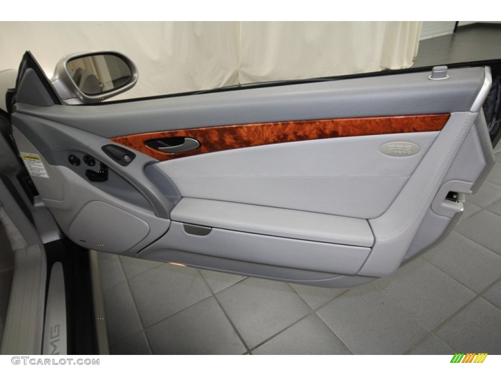 2003 Mercedes-Benz SL 55 AMG Roadster Ash Door Panel Photo #69056507