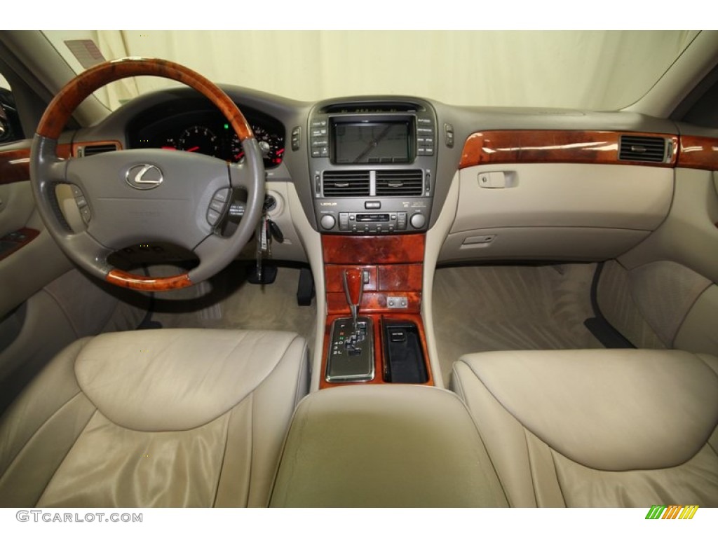 2001 Lexus LS 430 Ivory Dashboard Photo #69056630