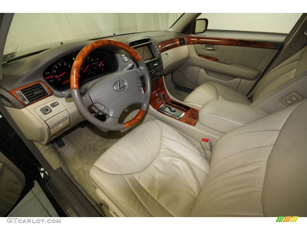 Ivory Interior 2001 Lexus LS 430 Photo #69056702