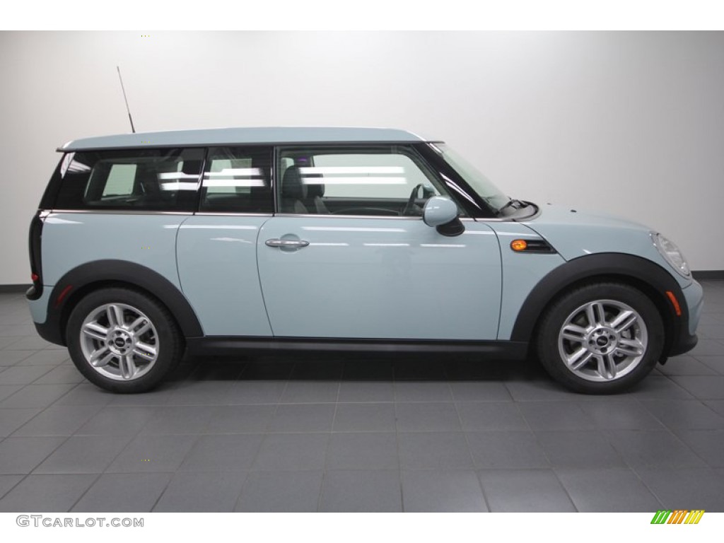 2013 Cooper Clubman - Ice Blue / Punch Carbon Black Leather photo #2