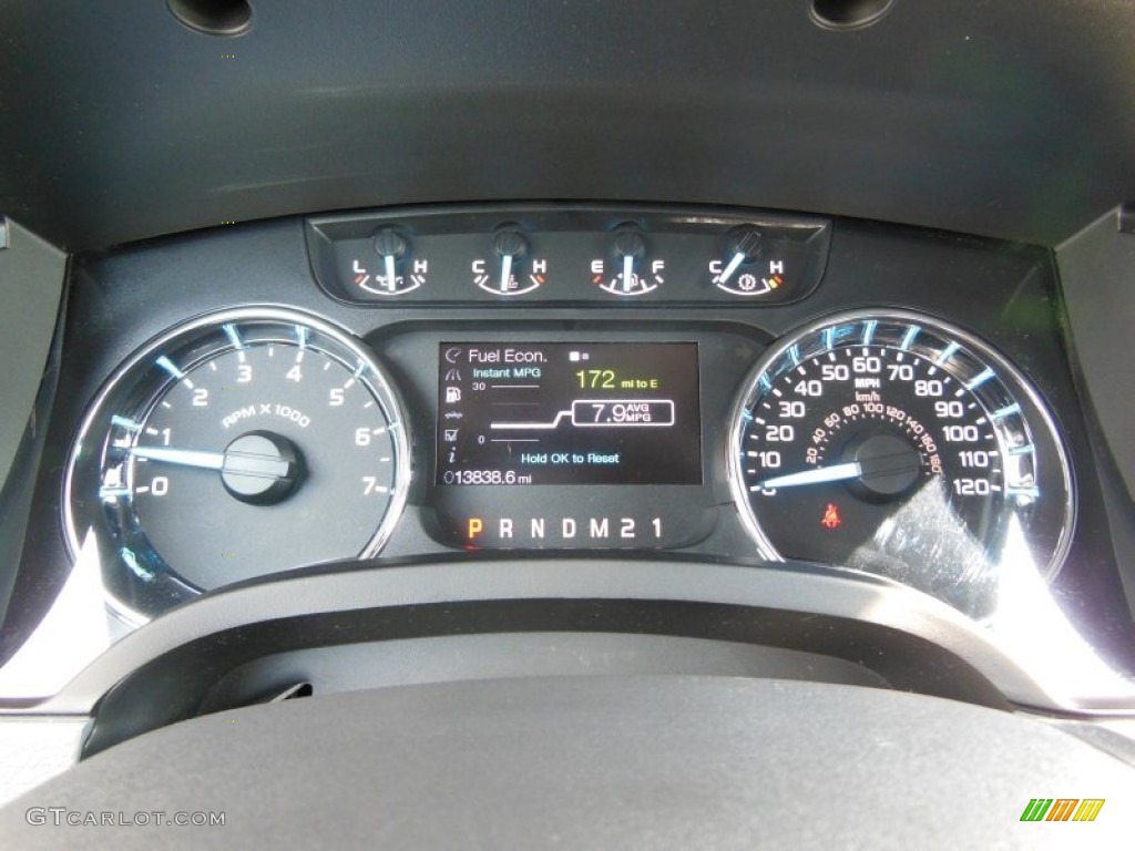 2011 Ford F150 XLT SuperCrew Gauges Photo #69057089