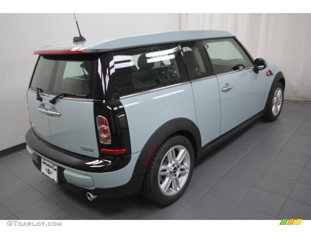 2013 Cooper Clubman - Ice Blue / Punch Carbon Black Leather photo #8