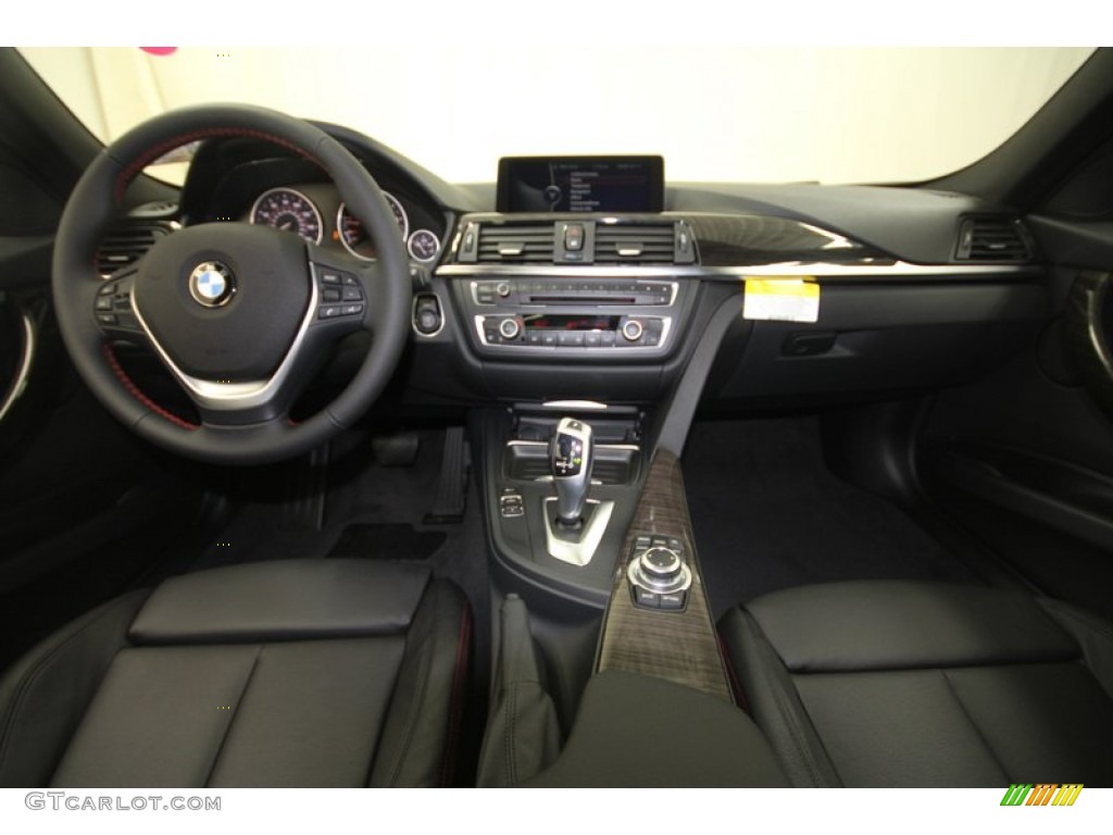 2013 BMW 3 Series 328i Sedan Black Dashboard Photo #69057287