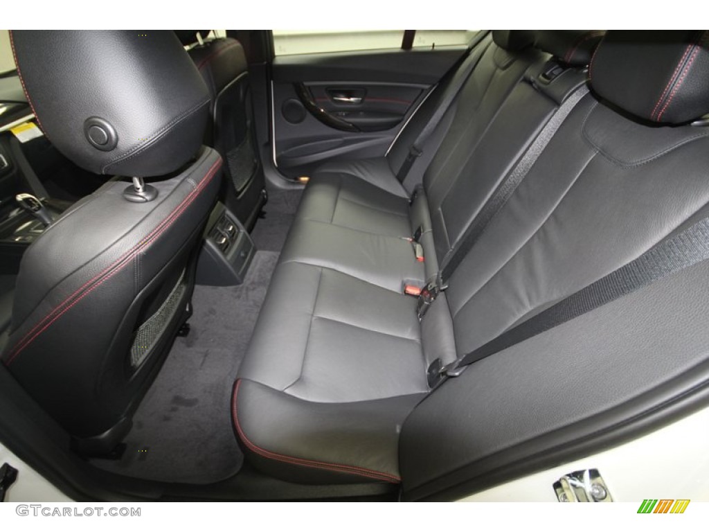 Black Interior 2013 BMW 3 Series 328i Sedan Photo #69057356