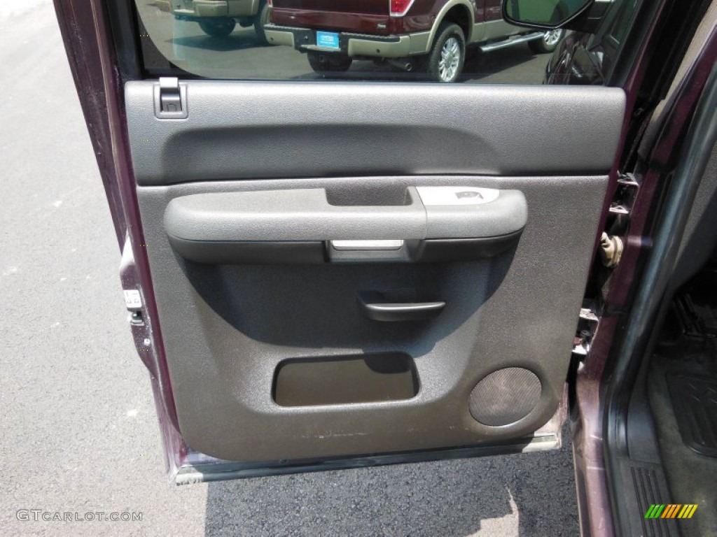 2008 Sierra 1500 SLE Crew Cab - Dark Crimson Metallic / Ebony photo #11