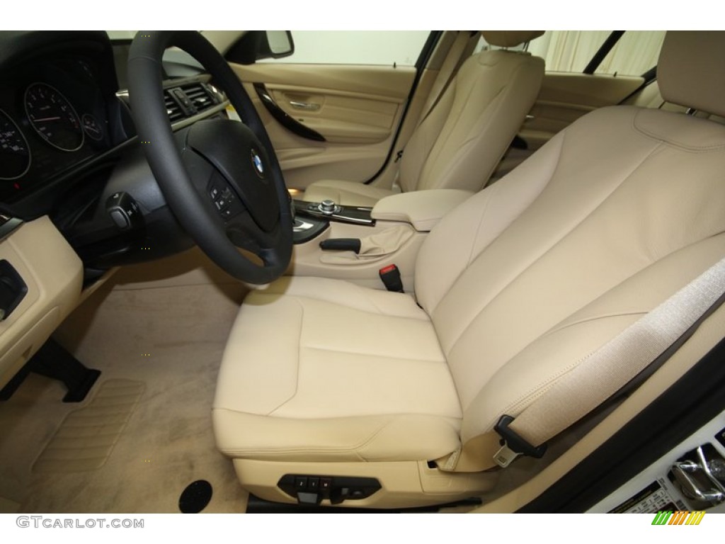 Venetian Beige Interior 2013 BMW 3 Series 328i Sedan Photo #69057524