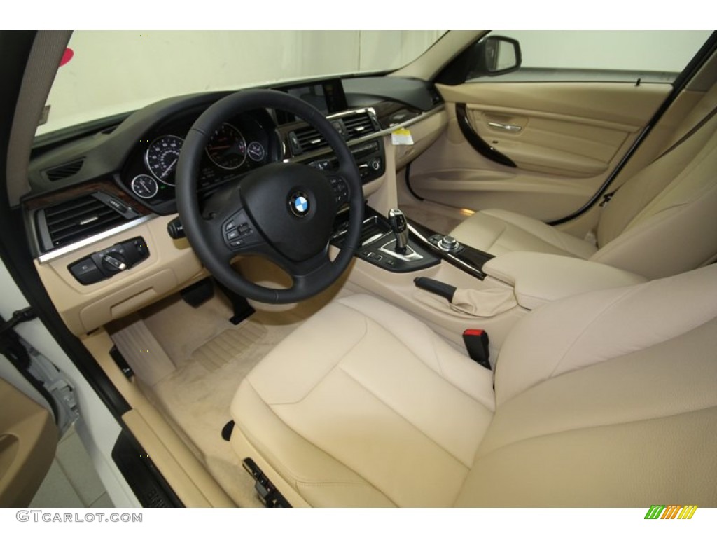 Venetian Beige Interior 2013 BMW 3 Series 328i Sedan Photo #69057596