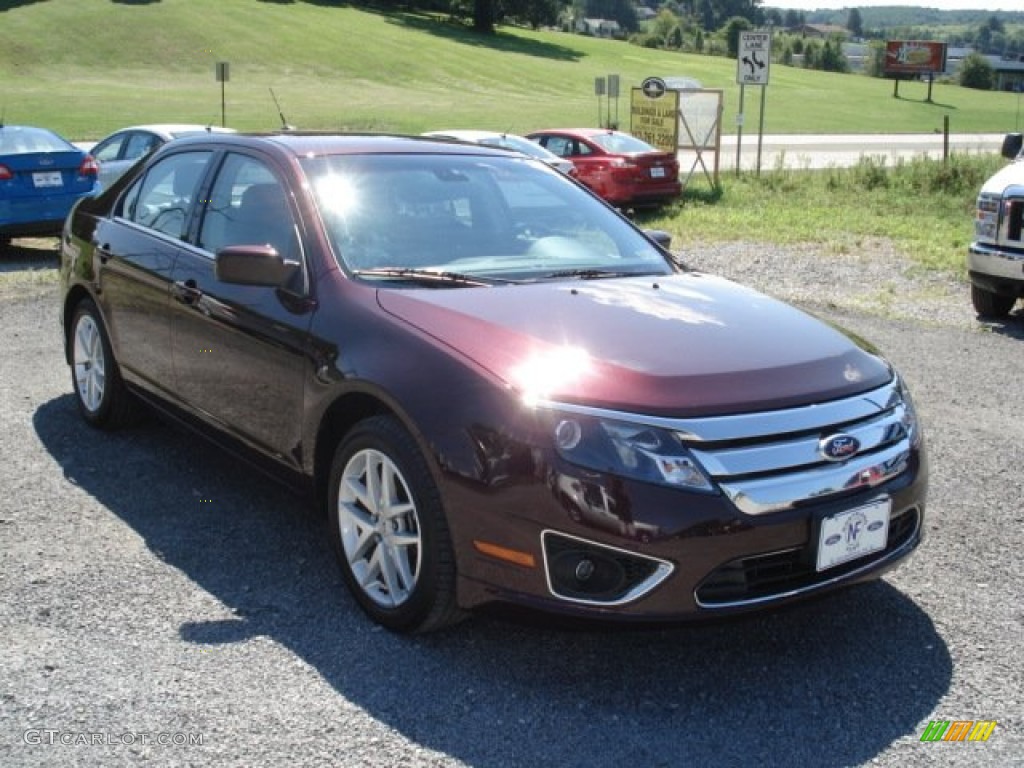 2011 Fusion SEL V6 - Bordeaux Reserve Metallic / Charcoal Black photo #2