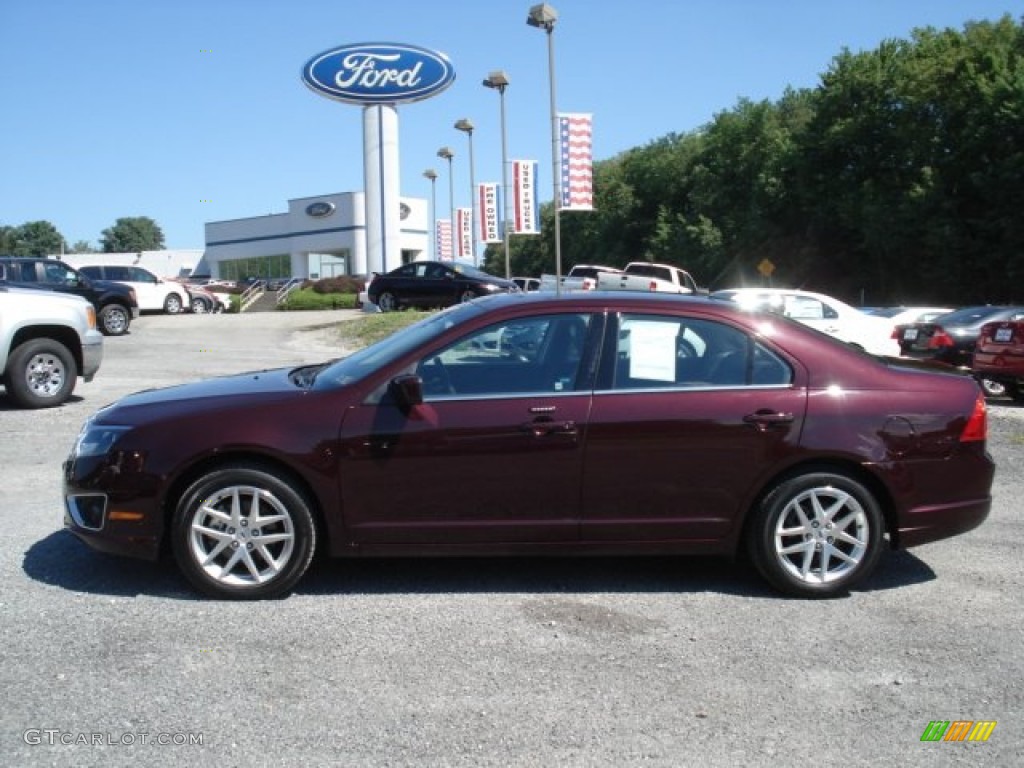 2011 Fusion SEL V6 - Bordeaux Reserve Metallic / Charcoal Black photo #5