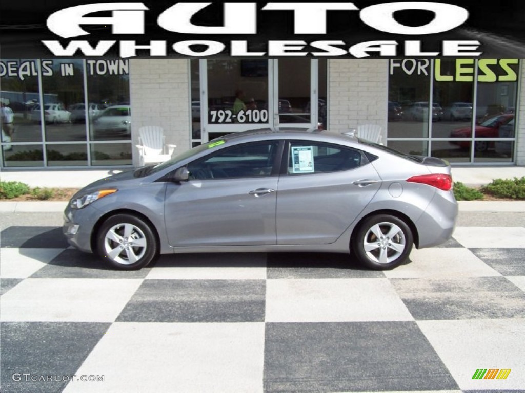 2012 Elantra GLS - Titanium Gray Metallic / Gray photo #1