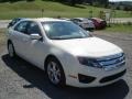 2012 White Platinum Tri-Coat Ford Fusion SE  photo #2