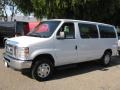 2010 Oxford White Ford E Series Van E150 XLT Passenger  photo #3