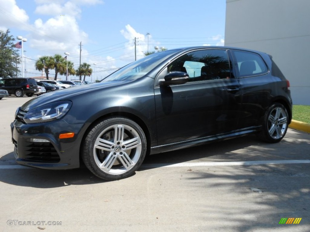 Carbon Steel Gray Metallic 2013 Volkswagen Golf R 2 Door 4Motion Exterior Photo #69060101