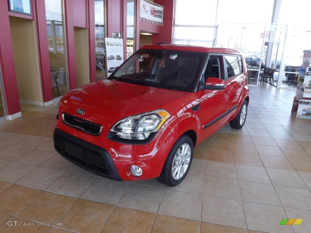 Molten Red Kia Soul