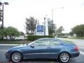 Cadet Blue Metallic 2007 Mercedes-Benz CLK 350 Coupe