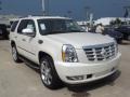 2013 White Diamond Tricoat Cadillac Escalade Luxury  photo #2