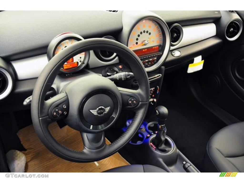 2013 Mini Cooper Hardtop Carbon Black Dashboard Photo #69063017