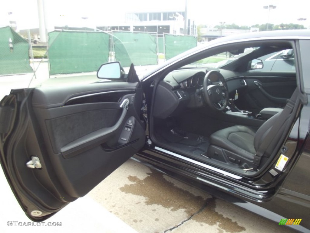 Ebony Interior 2013 Cadillac CTS -V Coupe Photo #69063128