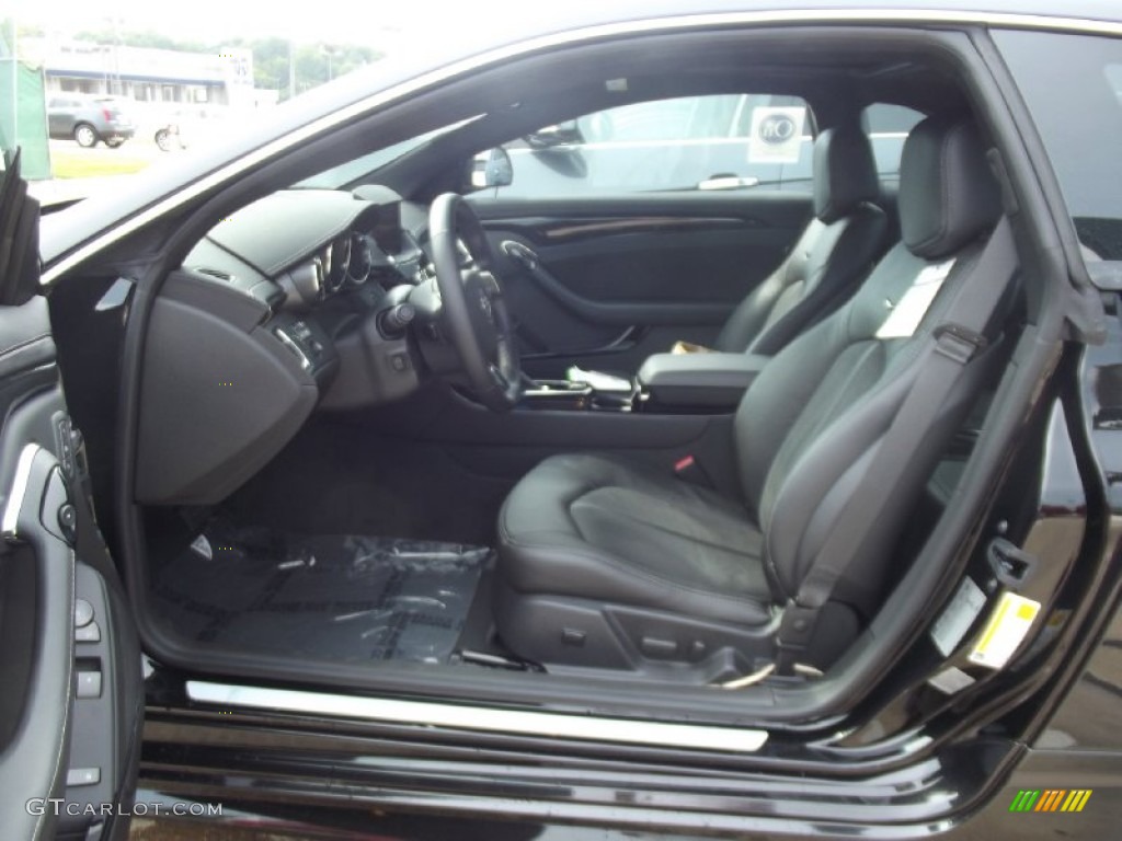 Ebony Interior 2013 Cadillac CTS -V Coupe Photo #69063137