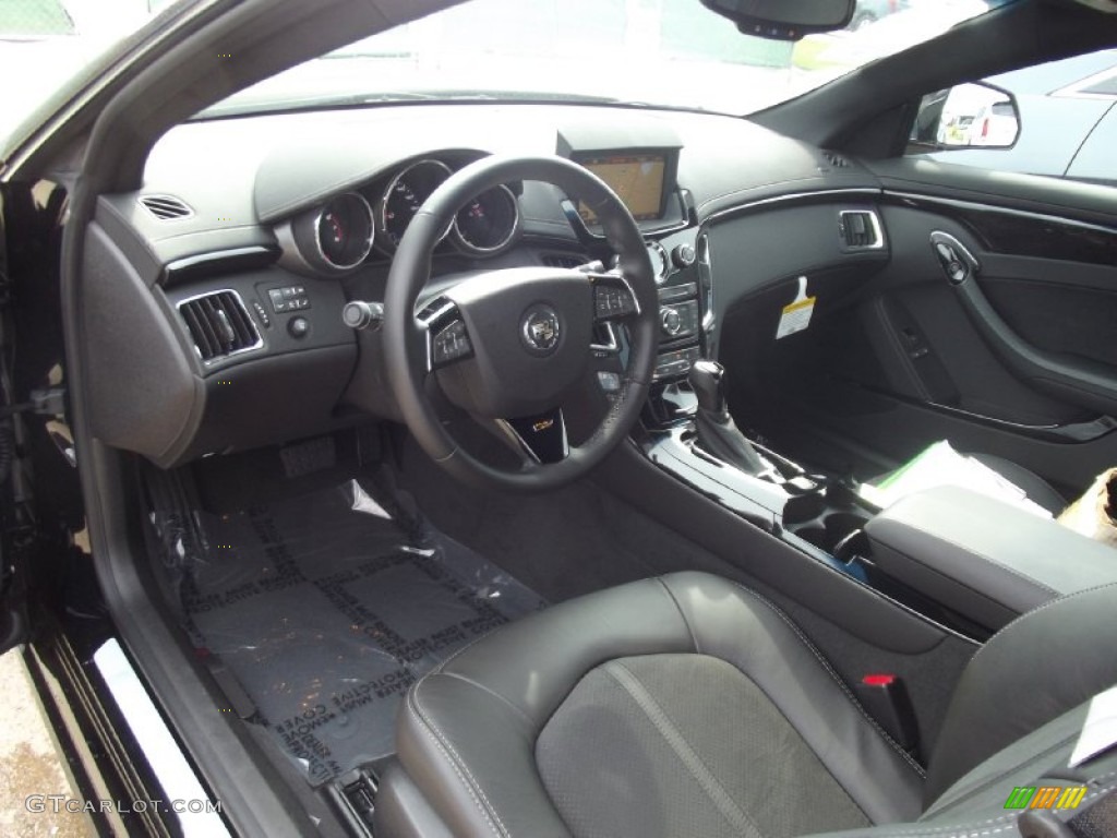 Ebony Interior 2013 Cadillac Cts V Coupe Photo 69063146