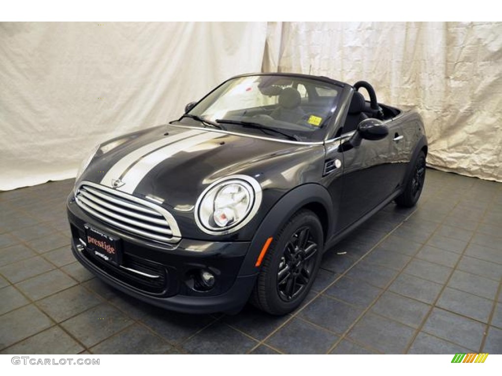 2013 Cooper Roadster - Midnight Black Metallic / Carbon Black photo #1