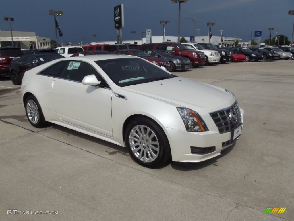 White Diamond Tricoat 2012 Cadillac CTS Coupe Exterior Photo #69064127