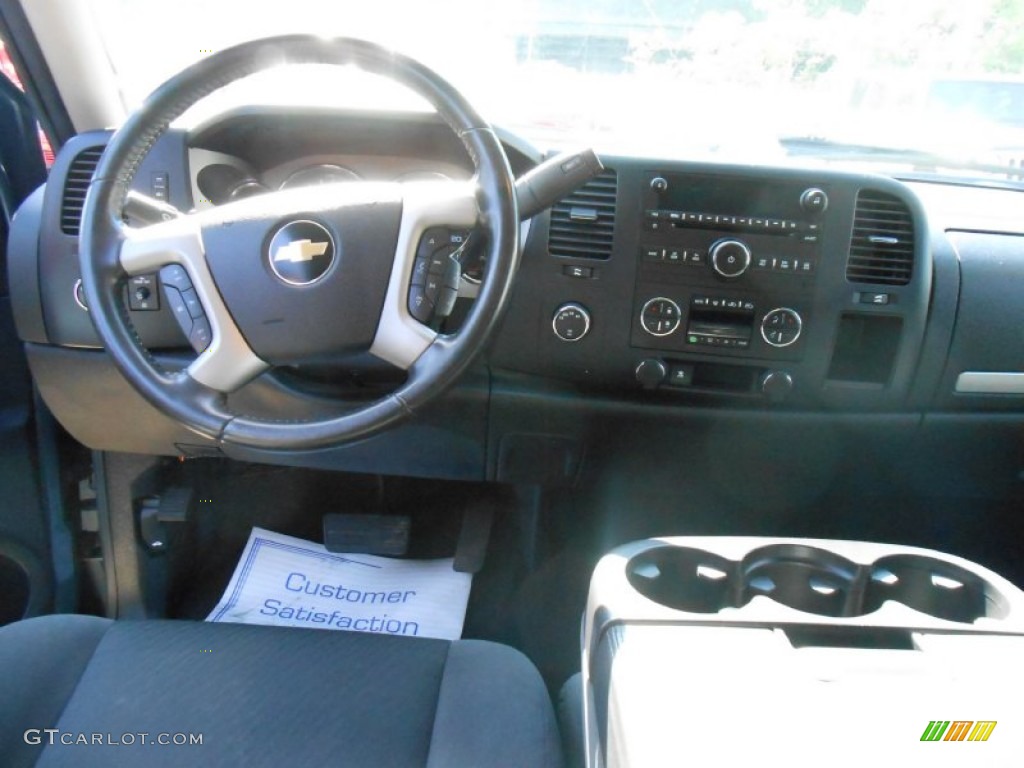 2009 Silverado 1500 LT Extended Cab 4x4 - Blue Granite Metallic / Ebony photo #8