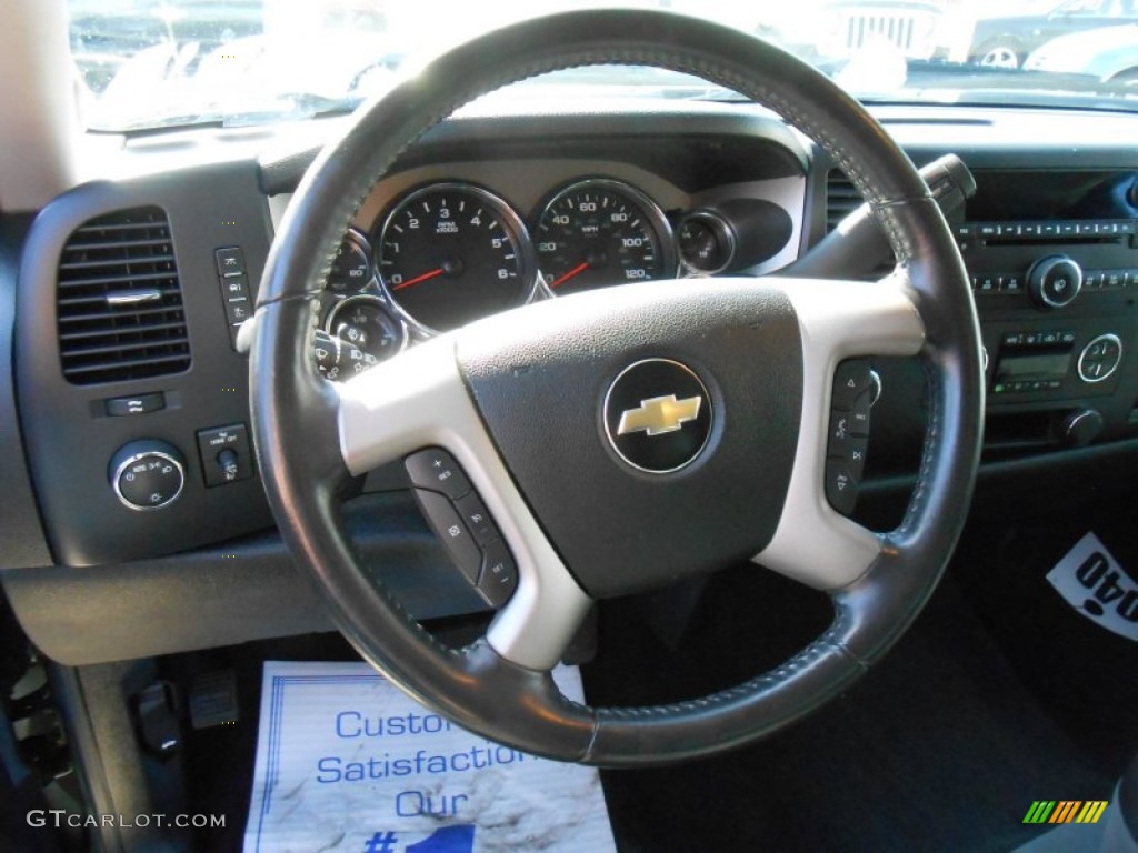 2009 Silverado 1500 LT Extended Cab 4x4 - Blue Granite Metallic / Ebony photo #11