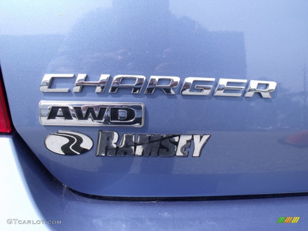 2007 Charger SXT AWD - Marine Blue Pearl / Dark Slate Gray/Light Graystone photo #16