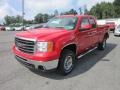 2008 Fire Red GMC Sierra 2500HD SLE Extended Cab 4x4  photo #3
