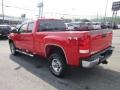 2008 Fire Red GMC Sierra 2500HD SLE Extended Cab 4x4  photo #5