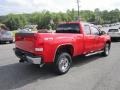 2008 Fire Red GMC Sierra 2500HD SLE Extended Cab 4x4  photo #7