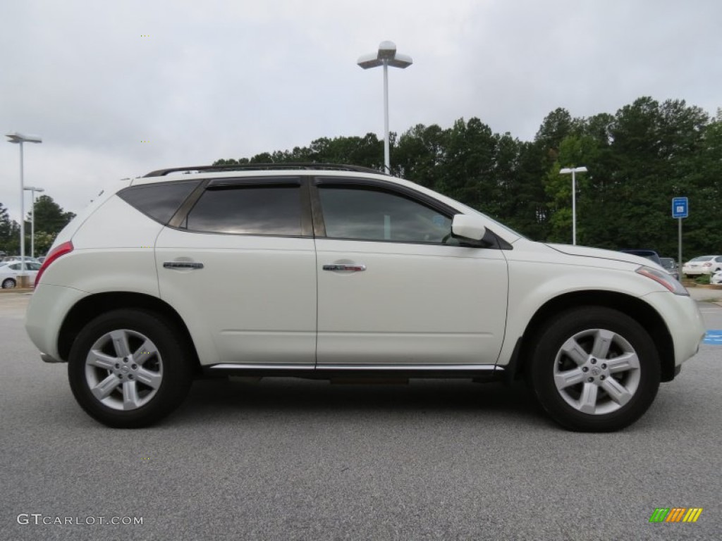 2007 Murano SL - Glacier Pearl White / Cafe Latte photo #6