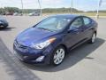 2013 Indigo Night Hyundai Elantra Limited  photo #3