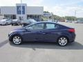 2013 Indigo Night Hyundai Elantra Limited  photo #4
