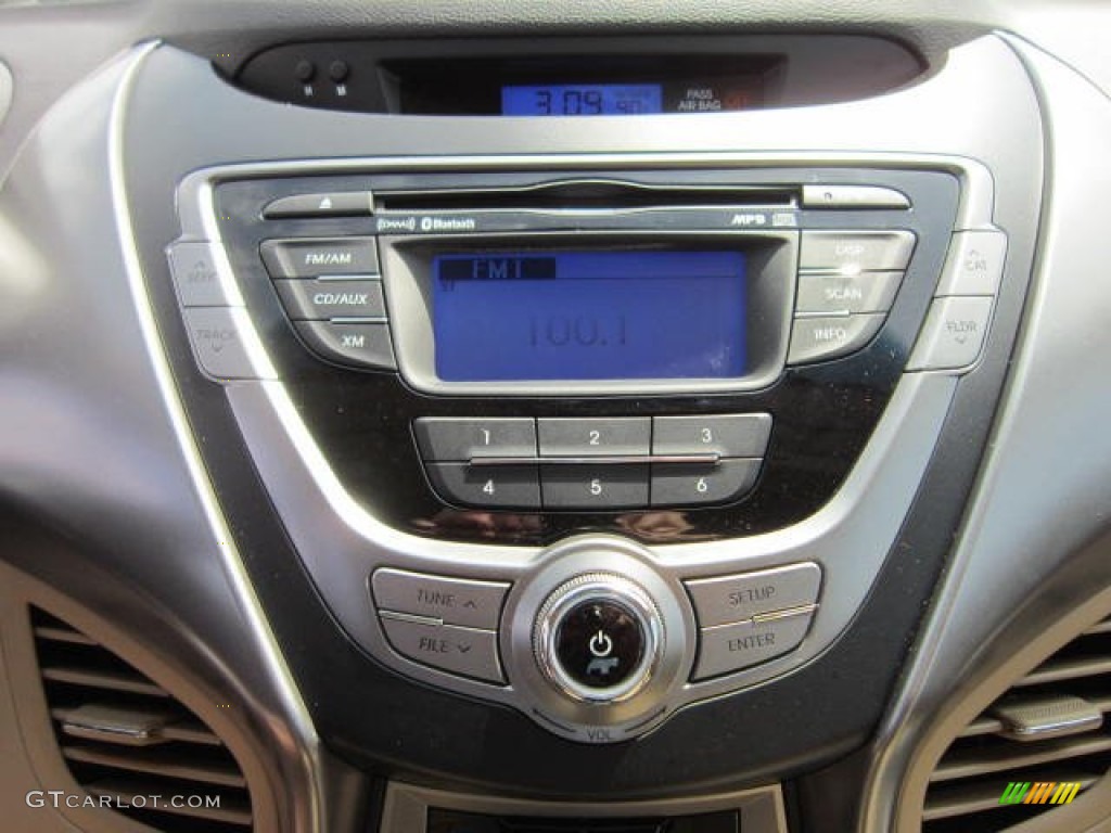 2013 Elantra Limited - Indigo Night / Beige photo #19
